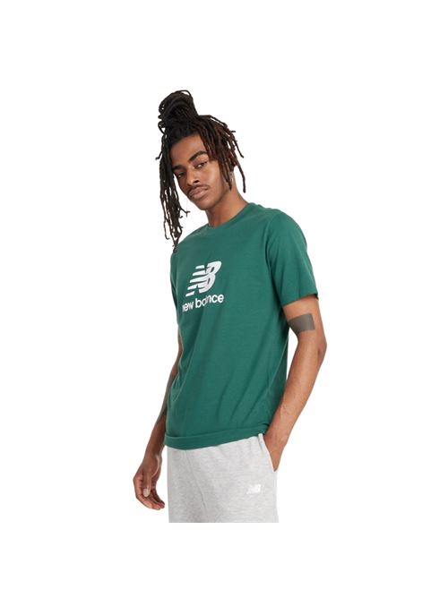 sport essentials logo t-shirt - NEW BALANCE | MT41502NWGNIGHTWATCH GREEN